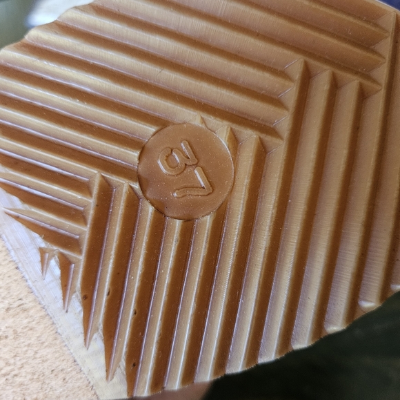 MA '91 Green Suede Gold Buckle Mule Clogs Made in Italy - Picture 4 of 6